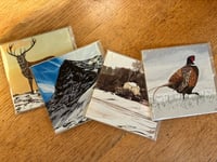 Image 1 of PACK OF 4 SEASONAL CARDS 2025