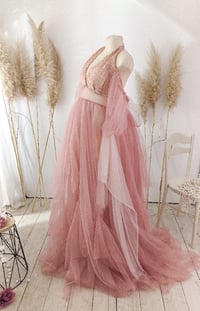 Image 7 of Photo prop | Tulle gown for photoshoot | Elvina | size S-M-L | pregnancy | rose