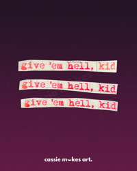 Image 3 of Give 'Em Hell Kid Vinyl Decal