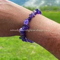 Image 3 of Amethyst Chip Bracelet 