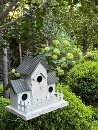Image 3 of Hanging Birdhouse white