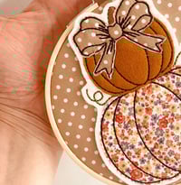 Image 3 of Pumpkin Stack Hoop Decoration