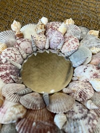 Image 3 of Seashell Mirror 9”
