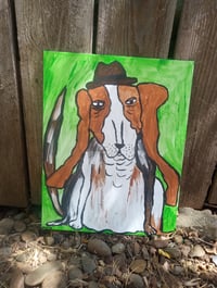 Image 2 of Bassett Hound In Hat 