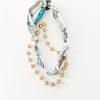 DOUBLE DATE SILK NECKLACE AND CHAIN