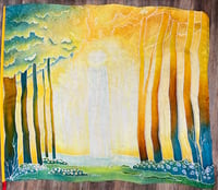 Image 2 of "In The Secret Place"- Hand Painted Silk Collection