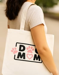 Dog Mom Reusable Tote Bag