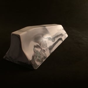 Image of Wired Ramps Slope'd Barrier (Dark Grey and White)