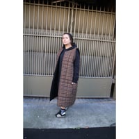 Image 1 of  Check Your Vest - Quilted Wool/Black Denim