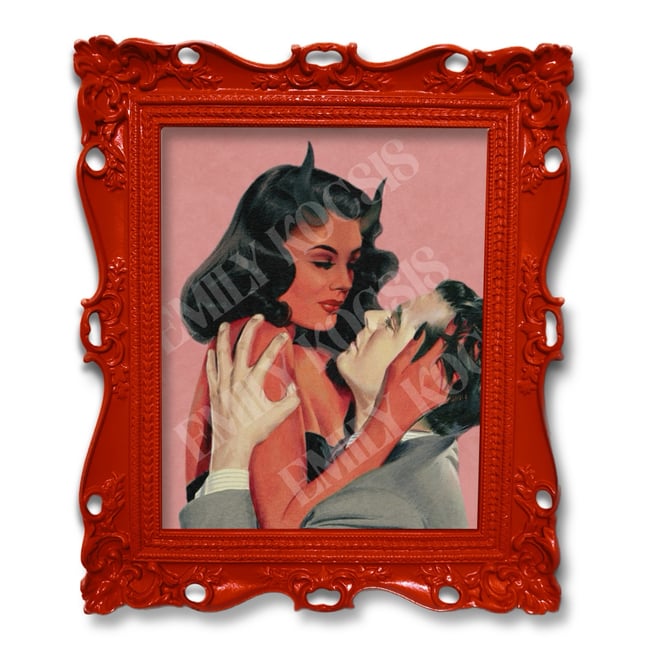 Retro Art Print // 'She Devil'