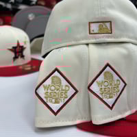 Image 2 of New Era 59Fifty Chrome Scarlet Stars WS17