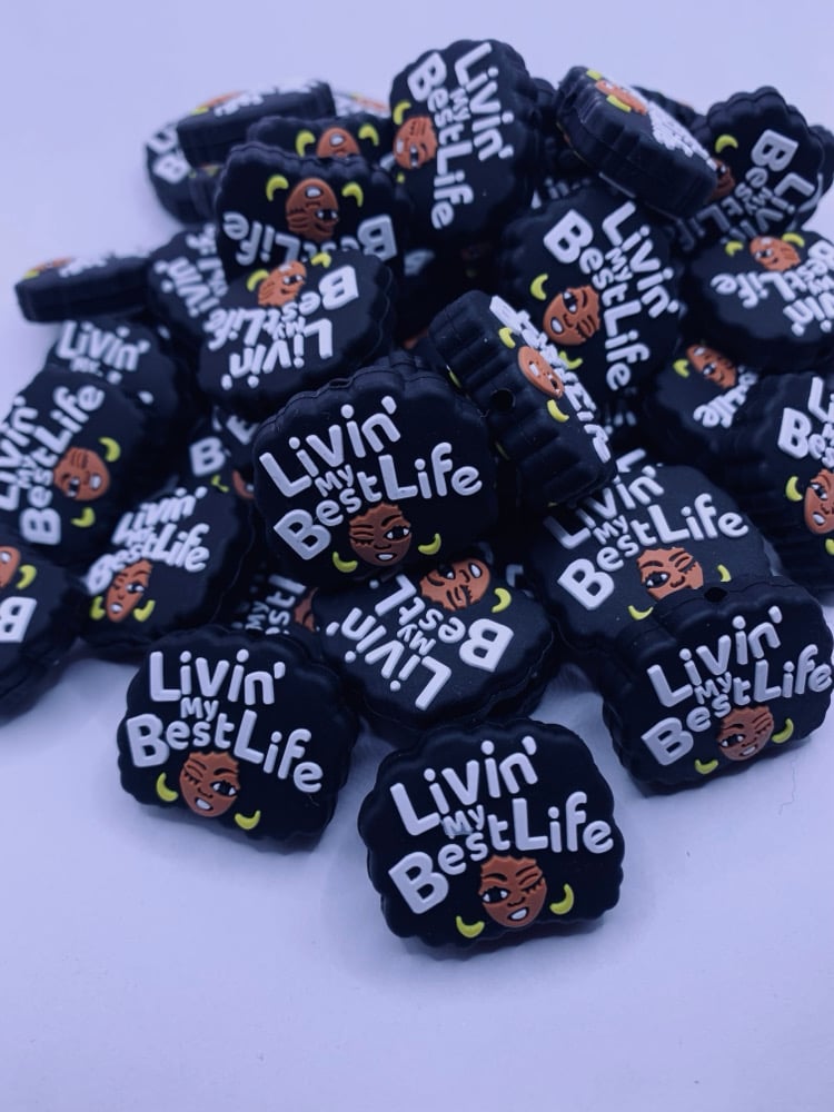 Image of Best life Ever silicone bead 