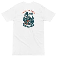 Skeleton Crew Deep Waters Tee – Anchor Skeleton Surfwear Heavyweight T-Shirt