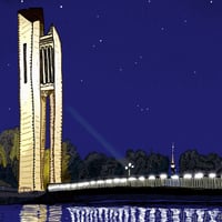 Image 2 of National Carillon Night Limited Edition Digital Print
