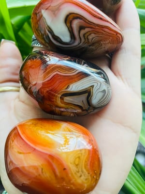 Image of Madagascar agate meditation stone 