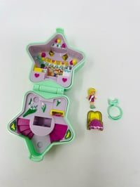 Image 2 of Polly Pocket Vintage baguier étoile menthe