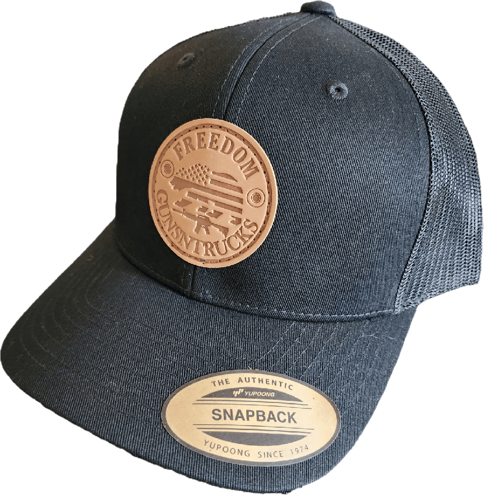 Trucker/Leather Patch Snapback 