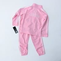 Image 2 of Little Girls Classic Tricot Jacket and Track Pants, 2-Piece Set