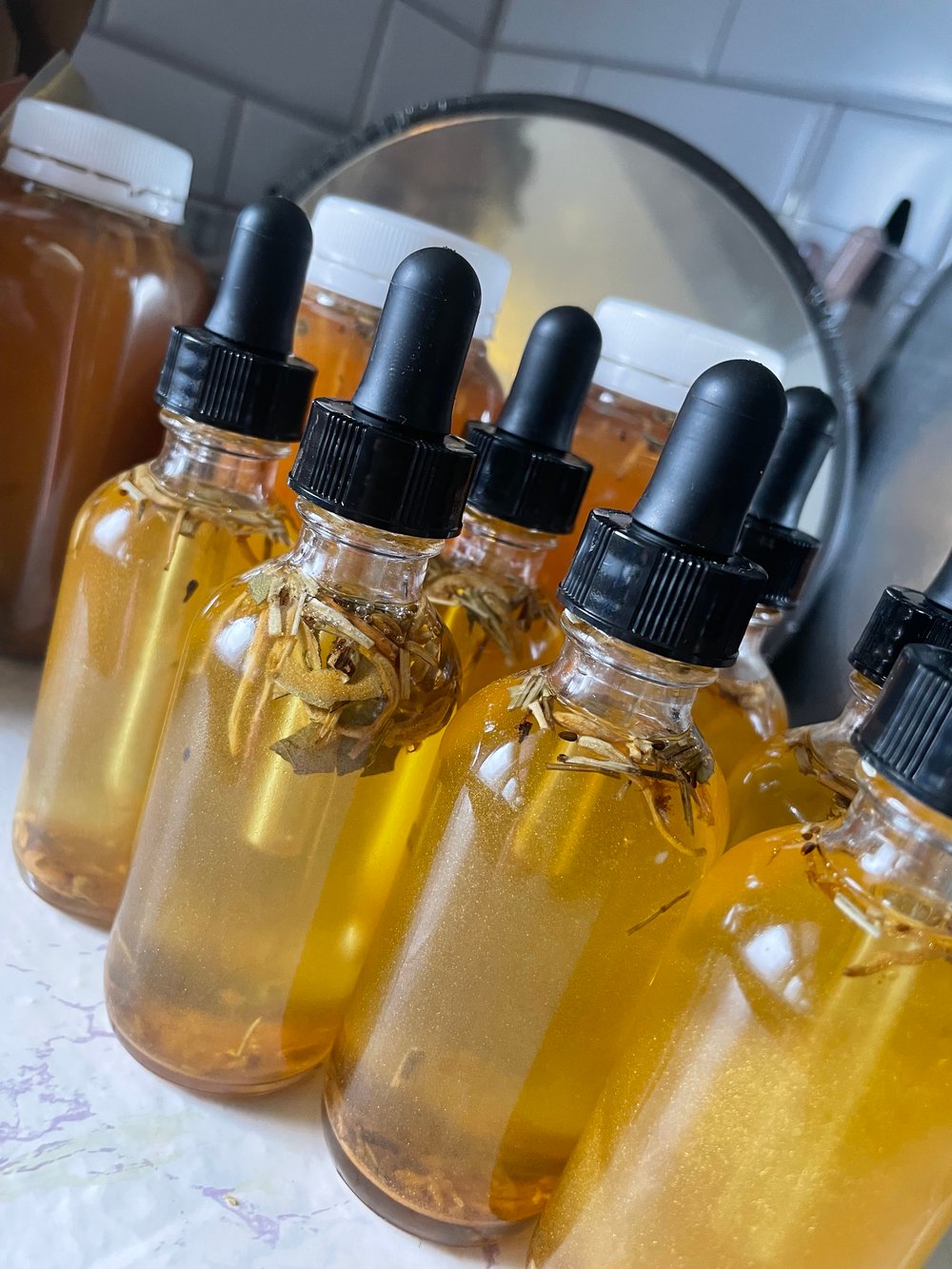 Image of “Think Big Bxtch” Jupiter Oil