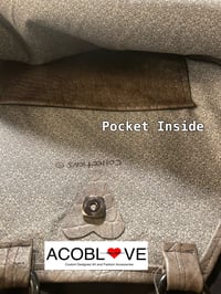 Image 2 of Grey Diamond Bag 