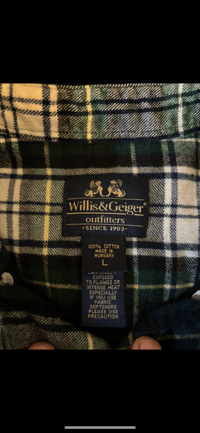 Image of XXL Half Reversed Flannel