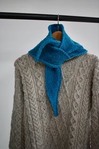 Image 7 of Wool Neckerchief - Hand-knit in Ireland 