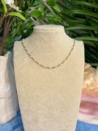 Image 2 of White Dainty Choker Necklace N208