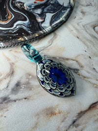 Image 4 of Deep Blue Dotstack Pendant