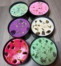 Large crystal candles 