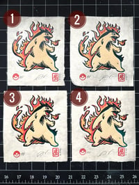 Image 6 of Typhlosion! PKMN Color Reduction Print