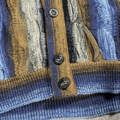 Image of Carlo Colucci Knitted Cardigan, Size XL