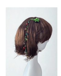Mistletoe Magic Beaded Hair Clip 