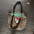 Leopard bag With Red Rose Patch Image 2