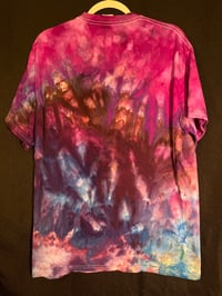 Image 4 of LARGE Hail Satan Tie Dye Shirt