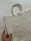 1960s crochet tote