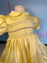 Image 3 of girls Emily Louise pyjamas (lemon)