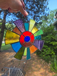 Image 1 of Stained glass donut starburst