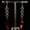 chainmail slasher earrings 