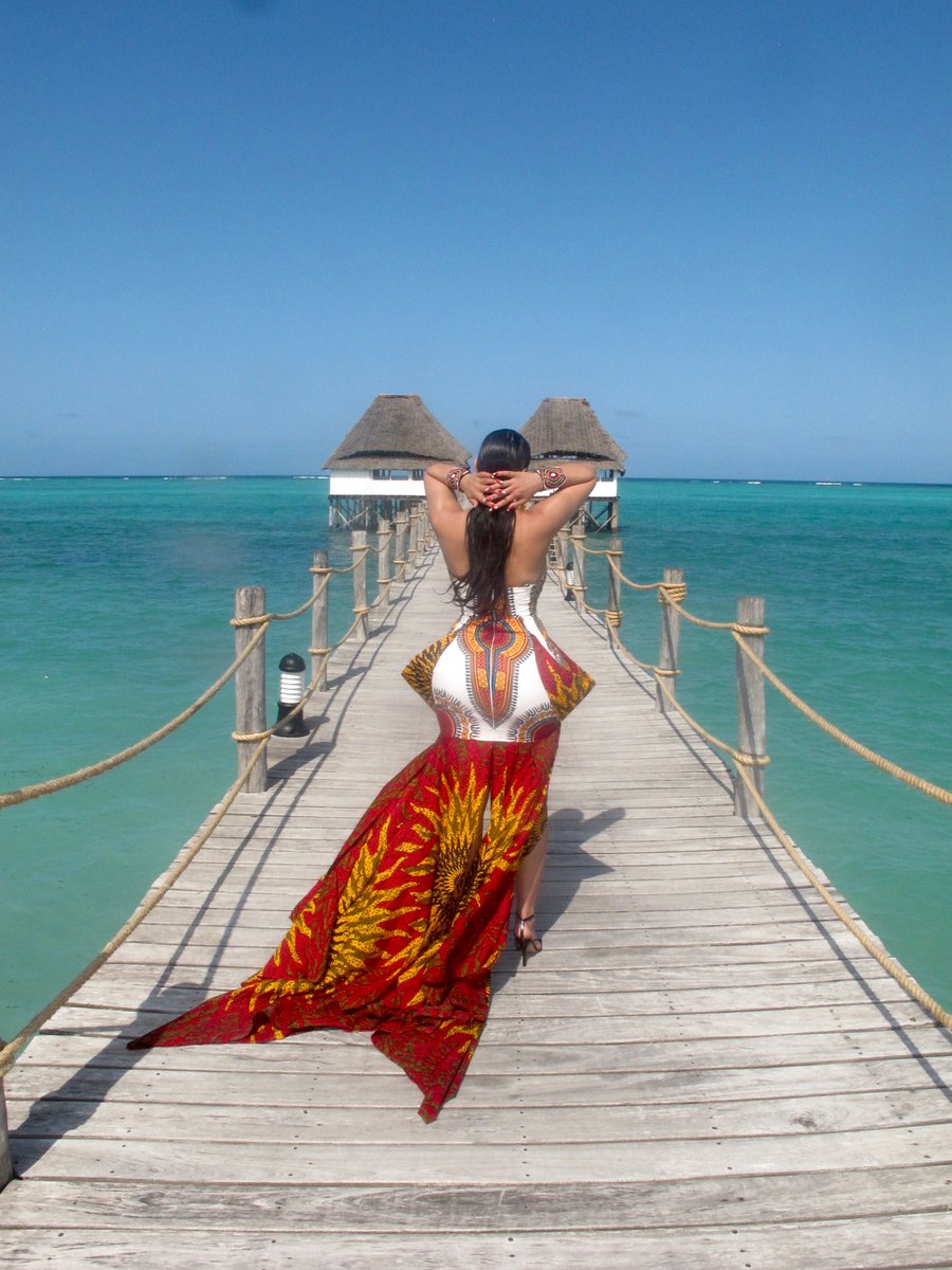 Image of AFRICAN ANKARA PRINT LONG GOWN (LARGE)