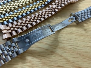 Image of 20mm 21mm Rolex President Jubilee S/Steel, Rose, Gold, 2/Tone Steel Straps