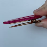 Image 3 of Pink Glitter Hair Slides Set