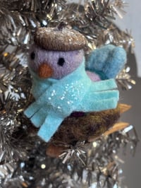 Image 4 of SALE Woodland Bird Clip Ornament 1