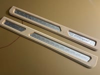 1978-1988 BUICK REGAL LOWER DOOR PANELS UNWRAPPED WITH LED (ENGRAVING DESIGN) 