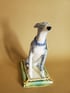 Seated hound (blue and white boy) Image 3