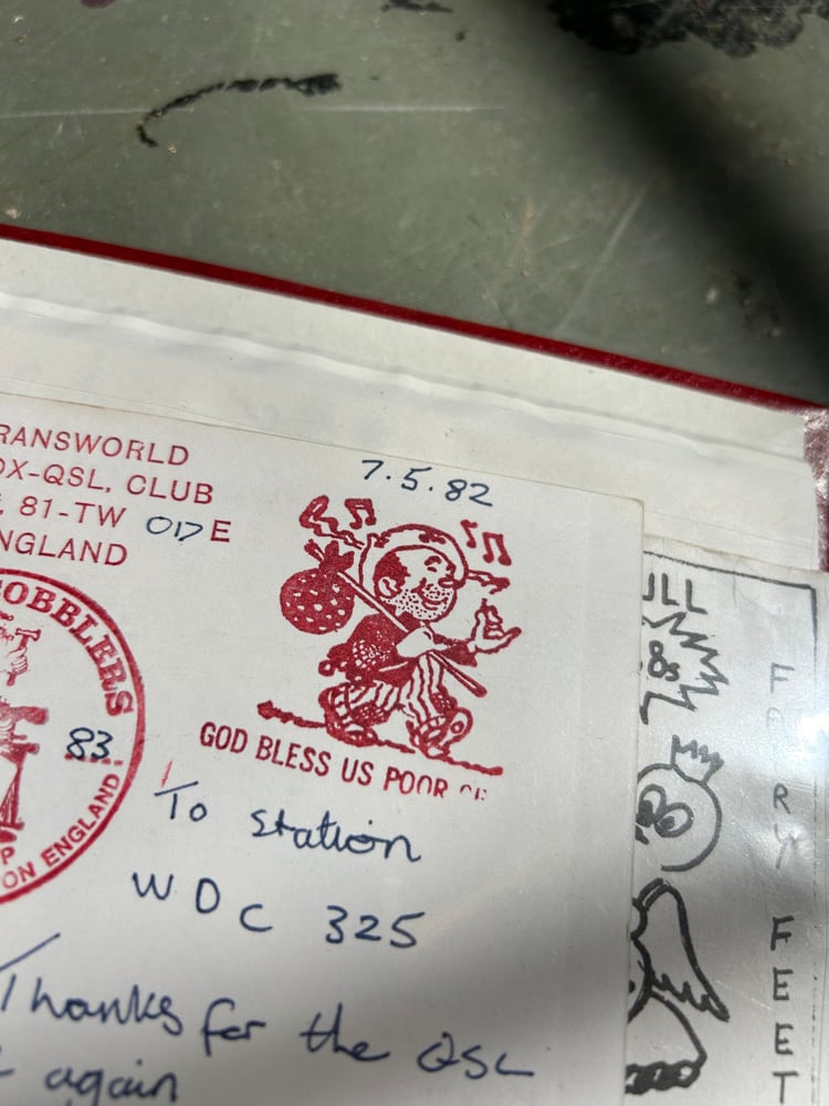 Image of QSL cards