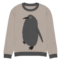 Image 11 of Giant Baby Penguin Knitted crew neck sweater