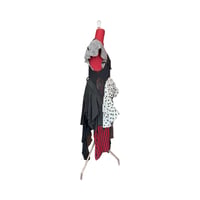 Image 2 of "Eat the Rich" Upcycled Punk Maxi Dress – One of a Kind