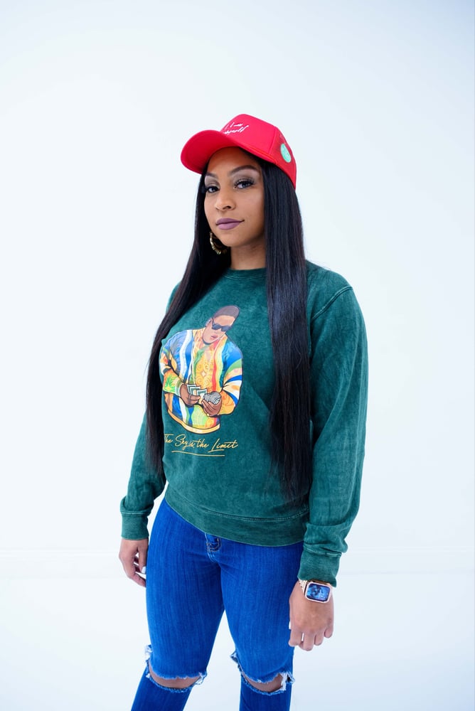 Image of Vintage Emerald Sky is the Limit crewneck