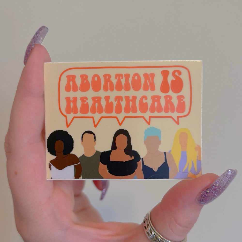 Image of abortion rights stickers