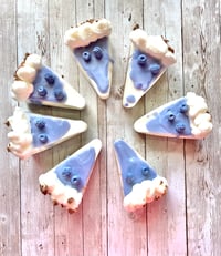 Image 2 of Vanilla Blueberry Cheesecake Pie Slice Wax Melt